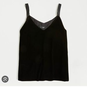 J.Crew Drapey Velvet Camisole
